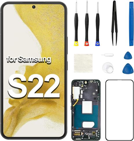 for Samsung S22 5G S901U Screen Replacement with Frame in Kuwait