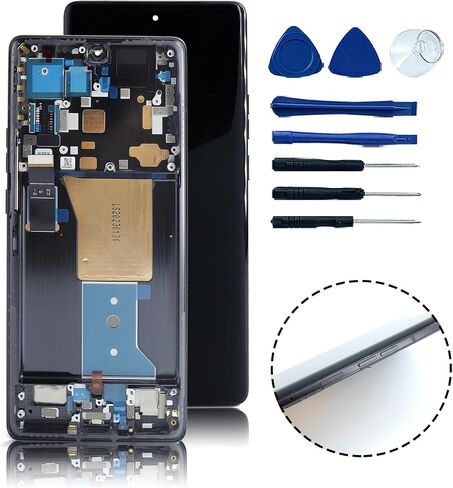 for Motorola Moto Edge+ 2023 LCD Screen Touch Digitizer Assembly Frame in Kuwait
