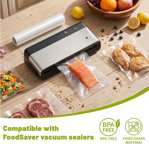 4 Pack Vacuum Sealer Rolls Compatible with FoodSaver vacuum sealers in Kuwait