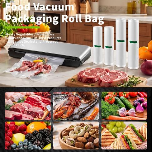 4 Pack Vacuum Sealer Rolls Compatible with FoodSaver vacuum sealers in Kuwait