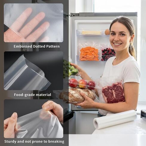 4 Pack Vacuum Sealer Rolls Compatible with FoodSaver vacuum sealers in Kuwait
