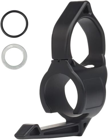 1" Tactical Flashlight Ring Holder with Pocket Clip for Airsoft Paintball Hunting Gear Accessories (Black) in Kuwait