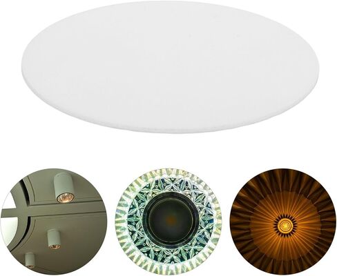 10pcs Ceiling Light Diffuser Disc 3 Inch Acrylic White LED in Kuwait