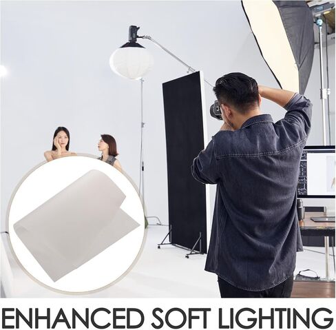 LED Light Diffuser Film Sheet 11.8x8.3 Inch Pet Softens Glare in Kuwait