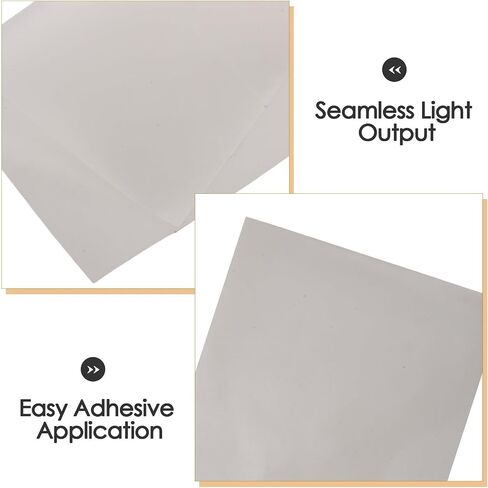 LED Light Diffuser Film Sheet 11.8x8.3 Inch Pet Softens Glare in Kuwait