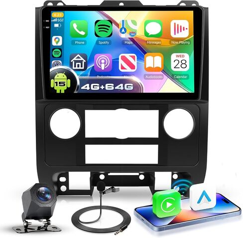 4G+64G Android 15 Car Stereo for Ford Escape/Mazda Tribute 2007-2012 in Kuwait