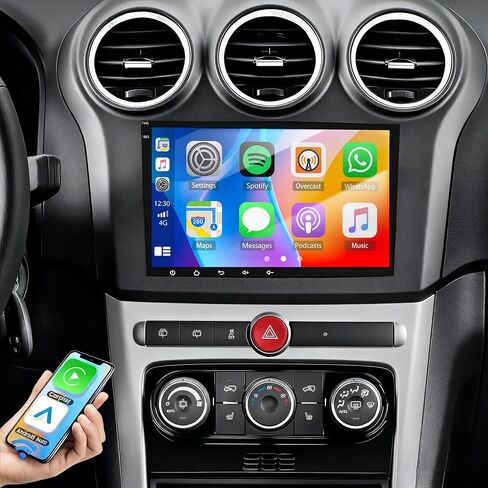 Android 13 Car Radio Stereo Upgrade for 2012-2015 Chevrolet Chevy Captiva Sport 8 Inch Touch Screen GPS Navi Head Unit Radio 2 Din Car Stereo w/Wireless Carplay Android Auto Bluetooth BT DSP SWC in Kuwait
