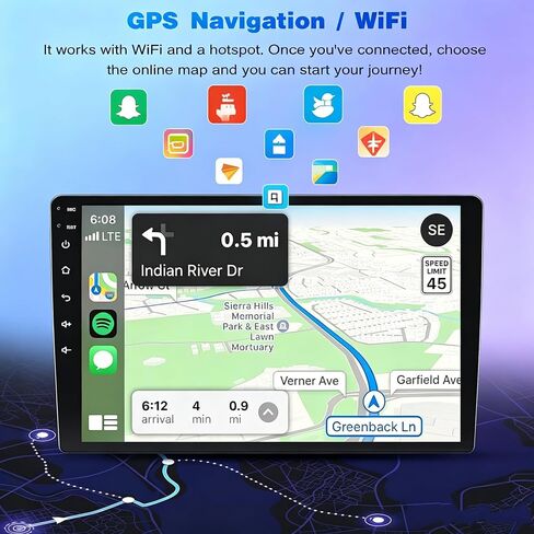 Car Stereo for Ford Windstar 1999-2003, Wireless CarPlay & Android Auto in Kuwait