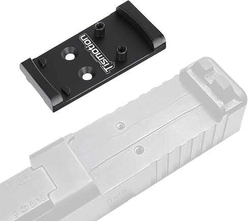 Red Dot Mounting Plate Compatible with Glock 17 19 MOS Slide Cut in Kuwait