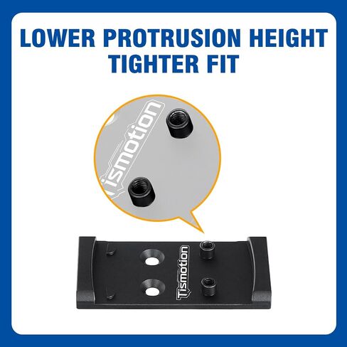 Red Dot Mounting Plate Compatible with Glock 17 19 MOS Slide Cut in Kuwait