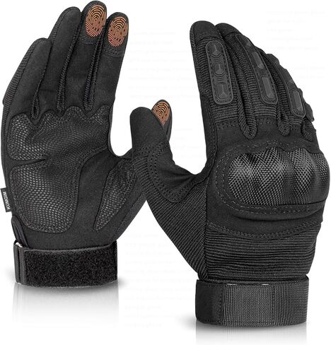 Motorcycle Tactical Gloves Men Women with Knuckle Protection Touchscreen in Kuwait