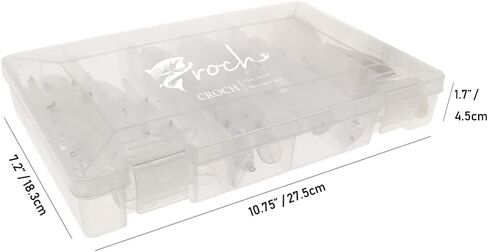 Croch Blank Crankbaits Unpainted Fishing Lure with Tackle Box in Kuwait
