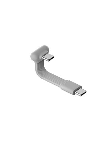 Hagibis 180 Degree U-Type USB-C Cable, Short Flat 60W 20V/3A Fast Charging Cable, 480Mbps Data Transfer for iPhone 17 16 Pro Max, Galaxy S25 Ultra S25+, Power Bank, Cooling Fan (Black, 0.11ft) in Saudi Arabia