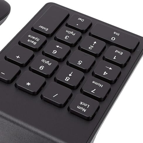 banapoy Wireless Numeric Keypad and Mouse Combo, 2.4G Shared USB Receiver in Kuwait