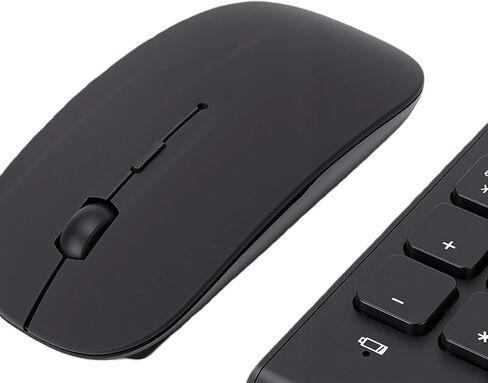 banapoy Wireless Numeric Keypad and Mouse Combo, 2.4G Shared USB Receiver in Kuwait