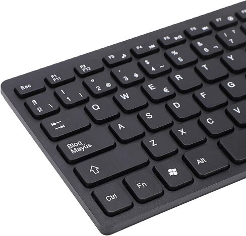 Diydeg Spanish Wireless Keyboard Mouse Combo, 78 Keys, 2.4GHz in Kuwait