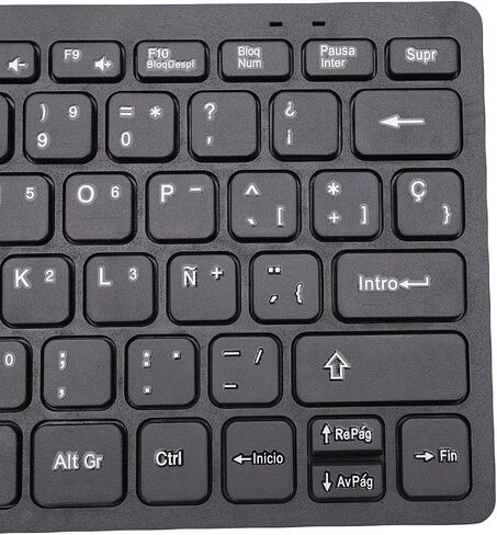 Diydeg Spanish Wireless Keyboard Mouse Combo, 78 Keys, 2.4GHz in Kuwait