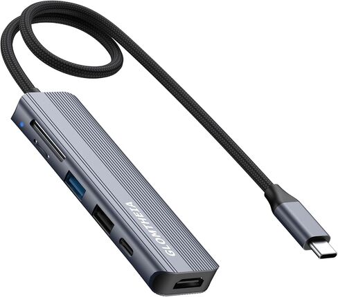 6-in-1 USB C Hub, 4K HDMI, USB 3.0, PD 100W, SD/TF Card Reader, Docking Station for MacBook Pro, MacBook Air, Laptops in Kuwait