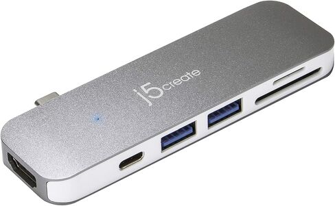 j5create USB-C 7-in-1 UltraDrive Mini Dock 2 USB Type-A Ports in Kuwait
