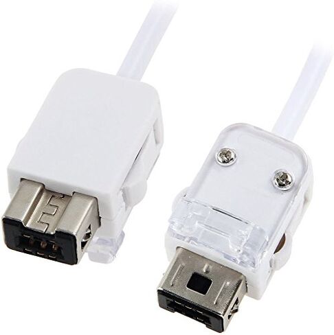 JNSupplier White Classic Wired Controller Pro Gamepads For Nintendo Wii Remote (Pack of 2) in Kuwait