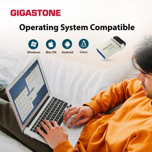 GIGASTONE 256GB 5-Pack Nano USB 3.2 Flash Drive, Ultra Compact Metal Design, Up to 120MB/s in Kuwait