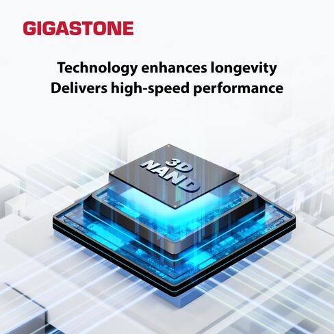 GIGASTONE 256GB 5-Pack Nano USB 3.2 Flash Drive, Ultra Compact Metal Design, Up to 120MB/s in Kuwait