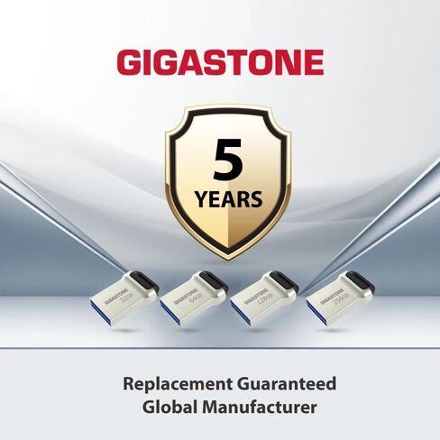 GIGASTONE 256GB 5-Pack Nano USB 3.2 Flash Drive, Ultra Compact Metal Design, Up to 120MB/s in Kuwait
