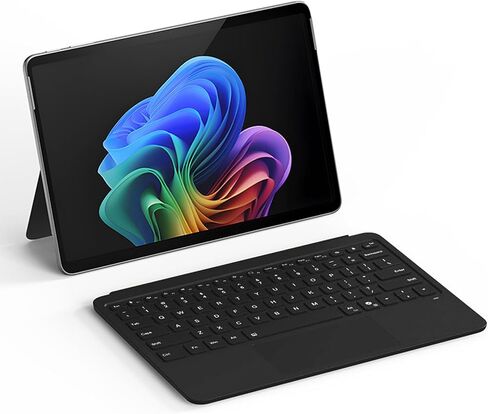 Diydeg Wireless Keyboard for Pro, 12in Type Cover Trackpad 7 Color Backlit, Slim Wireless Bluetooth Keyboard Multi Touch Trackpad Rechargeable Battery in Kuwait