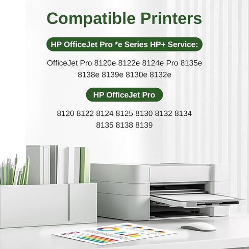 923 Ink Cartridges Compatible with HP 923 for OfficeJet Pro 8130e Printers in Kuwait
