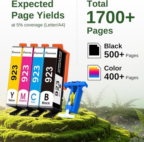 923 Ink Cartridges Compatible with HP 923 for OfficeJet Pro 8130e Printers in Kuwait