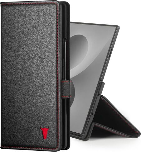 TORRO Leather Wallet Case Compatible with Galaxy Z Fold 8, Black in Kuwait