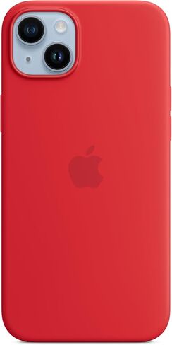Apple iPhone 14 Plus Silicone Case with MagSafe - (Product) RED in Kuwait