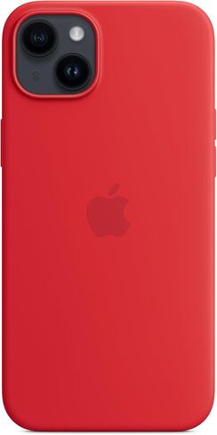 Apple iPhone 14 Plus Silicone Case with MagSafe - (Product) RED in Kuwait