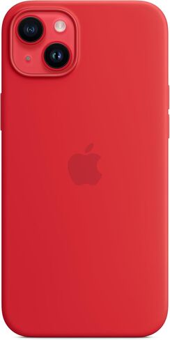 Apple iPhone 14 Plus Silicone Case with MagSafe - (Product) RED in Kuwait