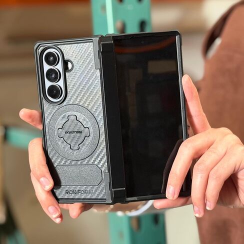 Rokform Rugged Case for Galaxy Z Fold7, Magnetic Cover (Black) in Kuwait