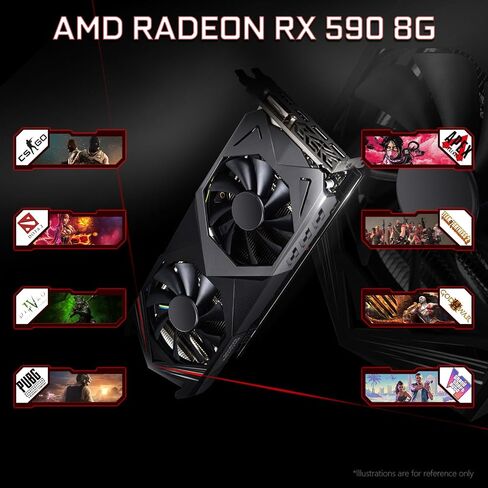 Prebuilt Gaming PC Desktop,Core i7 Tower Computer,RX590 8G,Win11 in Kuwait