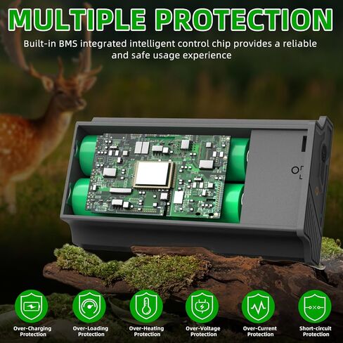 Battery for Tactacam Reveal Lithium Battery Pack Replacement, Compatible with Tactacam Reveal Lithium Cartridge for Reveal X Gen 3.0/2.0, X Pro 3.0, Pro, X Ultra 3.0, SK, XB, X- Sup Solar Charging in Saudi Arabia