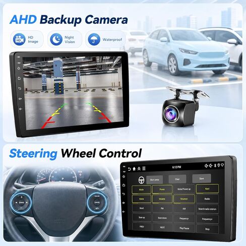 Android 15 Car Radio for Honda CRV 2007 2008 2009 2010 2011 Stereo with Wireless CarPlay Android Auto Mirror Link, Bluetooth，9'' Touch Screen GPS WiFi FM/RDS SWC in Kuwait