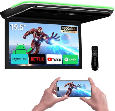XTRONS 19.5 Inch Android Car Overhead Player, Support HDMI, WiFi, 2+32GB in Kuwait