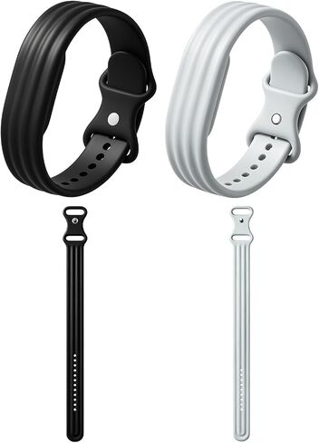 2 Pack Silicone Active Band for Google Fitbit Air, Black and White in Kuwait