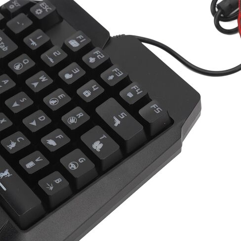 Schimer Keyboard Mouse Converter Set, 4 in 1 Combo with RGB Backlight, Adjustable Phone Stand for Mobile Gaming Enthusiasts in Kuwait