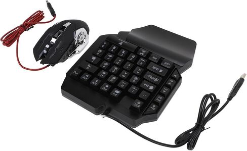 Half Hand Gaming Keyboard and Mouse Combination for Ultimate Mobile Gaming Performance On the Go Lightweight Multifunctional in Kuwait