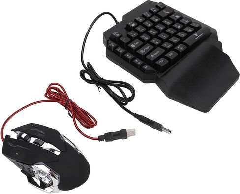 Half Hand Gaming Keyboard and Mouse Combination for Ultimate Mobile Gaming Performance On the Go Lightweight Multifunctional in Kuwait