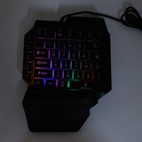 Half Hand Gaming Keyboard and Mouse Combination for Ultimate Mobile Gaming Performance On the Go Lightweight Multifunctional in Kuwait