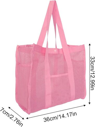 Beach Bag Sandproof Waterproof Reusable Mesh Pouch Storage in Kuwait