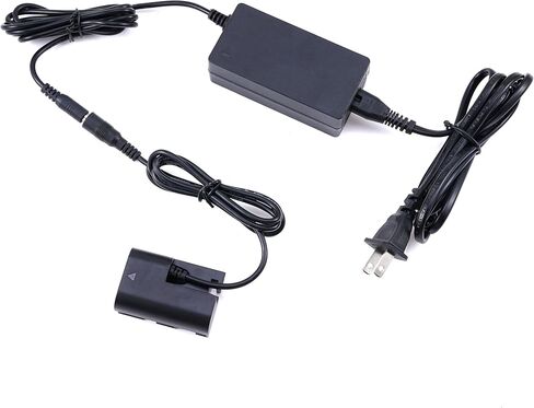 Fotga AC Power Adapter + Decoded LP-E6 LP-E6P Dummy Battery DR-E6 DR-E6P Coupler for Canon EOS R6III R6V C50 R R5 II R5C R6 II R7 5DII 5DIII 5DIV 6D 6DII 70D 7D 7DII 80D 90D DSLR Camera in Kuwait