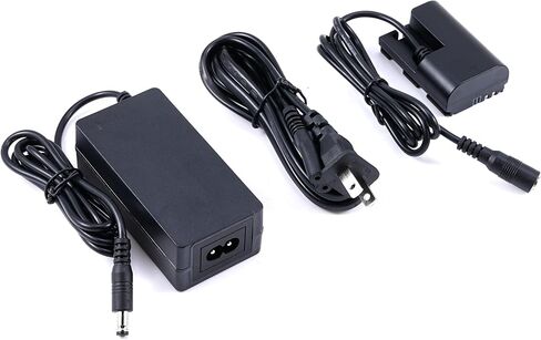 Fotga AC Power Adapter + Decoded LP-E6 LP-E6P Dummy Battery DR-E6 DR-E6P Coupler for Canon EOS R6III R6V C50 R R5 II R5C R6 II R7 5DII 5DIII 5DIV 6D 6DII 70D 7D 7DII 80D 90D DSLR Camera in Kuwait