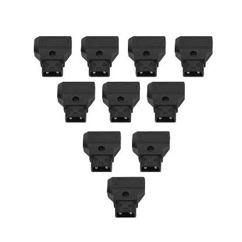10PCS Male D-Tap Jack Plug Connector for DSLR Camera Power Supply, A-Mount & V-Mount Battery Plate in Kuwait