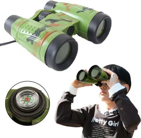 6x30mm Binoculars Folding Outdoor Travel Hiking Hunting Kids Toy Gifts in Kuwait