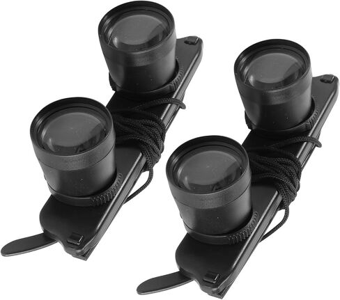 2pcs Headband Magnifier Binocular Glasses 3X PC Black in Kuwait